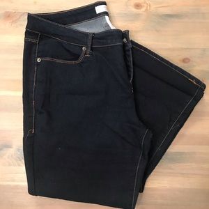 Stretch straight leg jeans